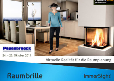 Virtuelle Realität für die Raumplanung 6 ImmerSight Papenbroock Raumbrille Virtuelle Realität Schreiner Innenarchitek