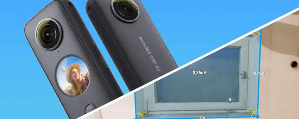 Insta360 one x2, Raumvermessung immersight