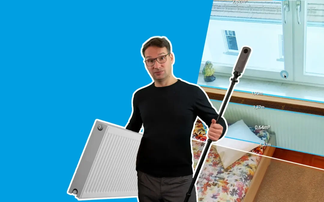 Heizlastberechnung mit der 3D-Raumvermessung