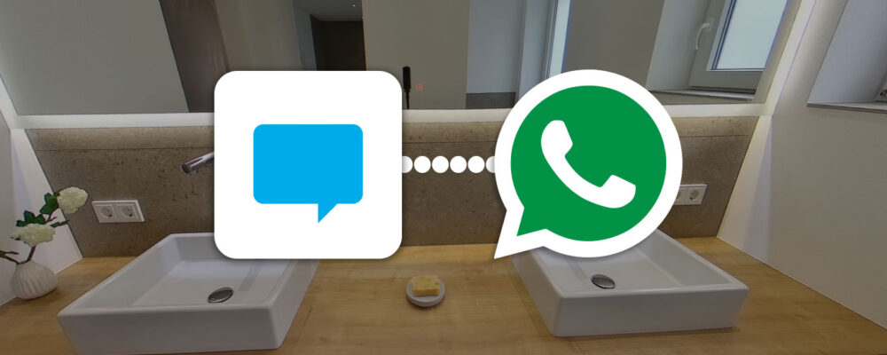 Messaging-Modul, Kontakt direkt per Whatsapp aufnehmen