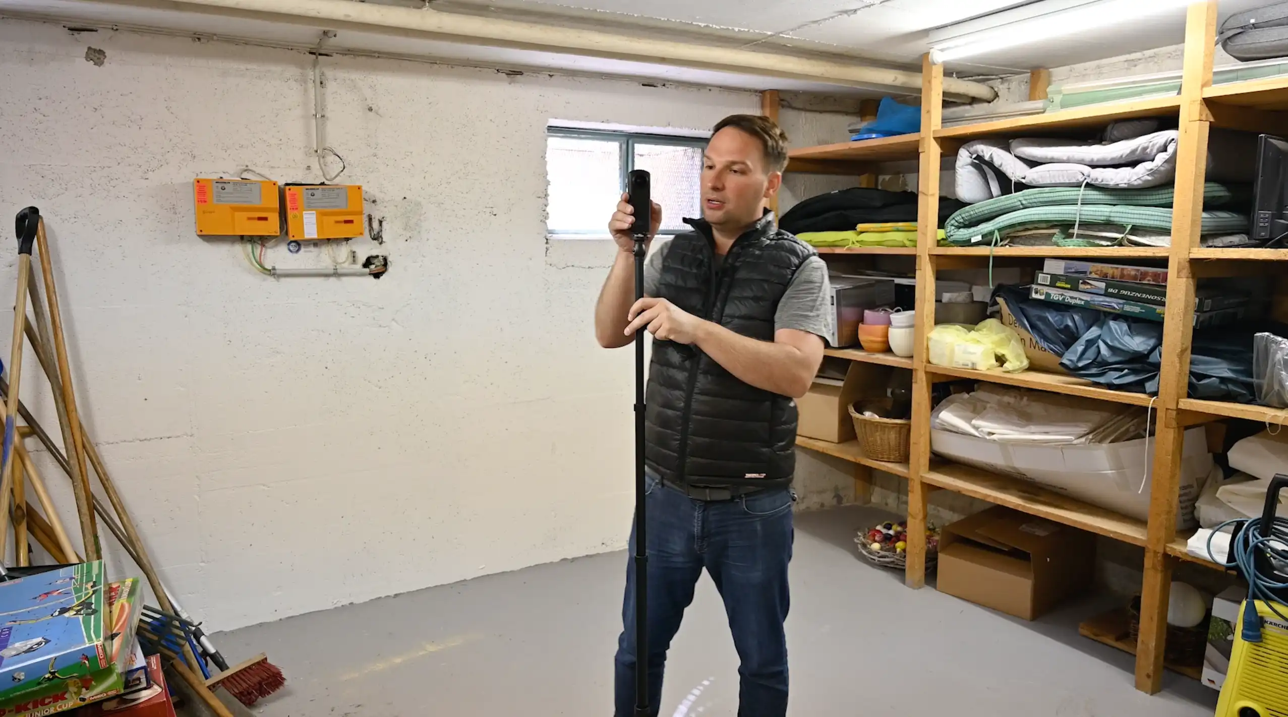 Kellerraum Vermessung Kamera