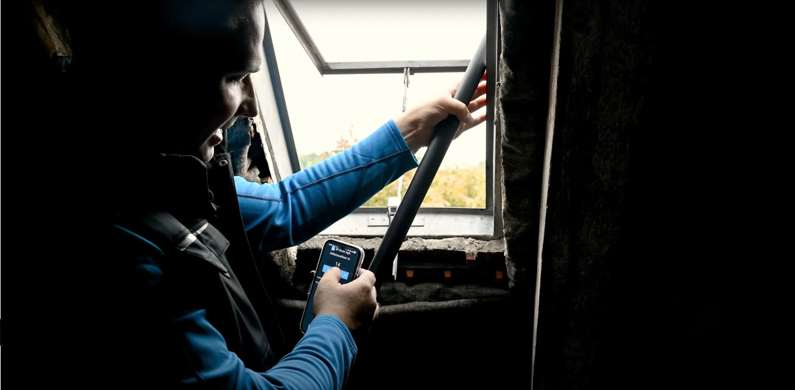 360Grad Aufnahme vom Dachstuhl immersight