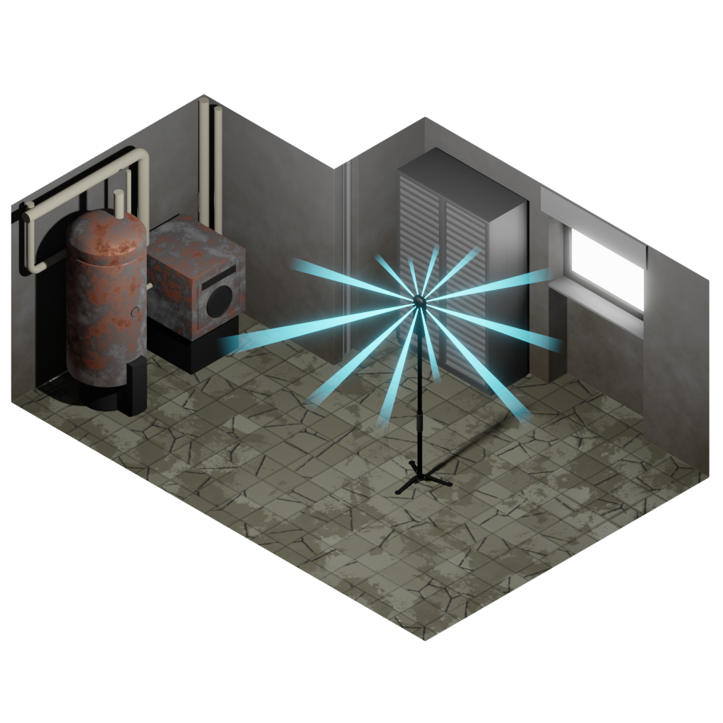 Erfassung 360Grad Kamera Raum Baustelle Heizraum