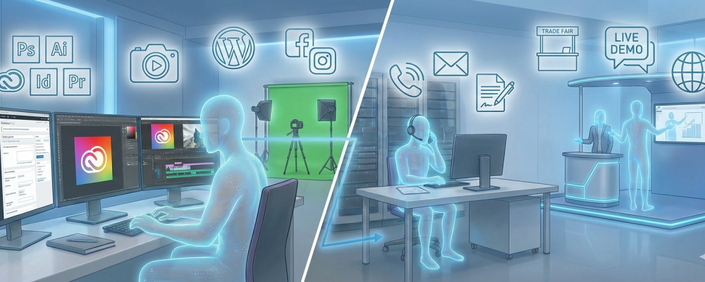 Mediengestalter mit Vertriebserfahrung (m/w/d) 1 Mediengestalter mit Vertriebserfahrung