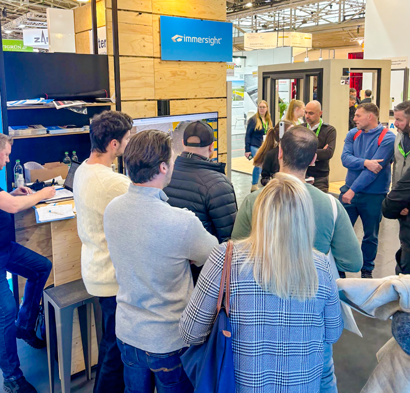 Immersight auf der BAU Muenchen 2025 mit der Raumvermessung und Raumerfassung in 3D