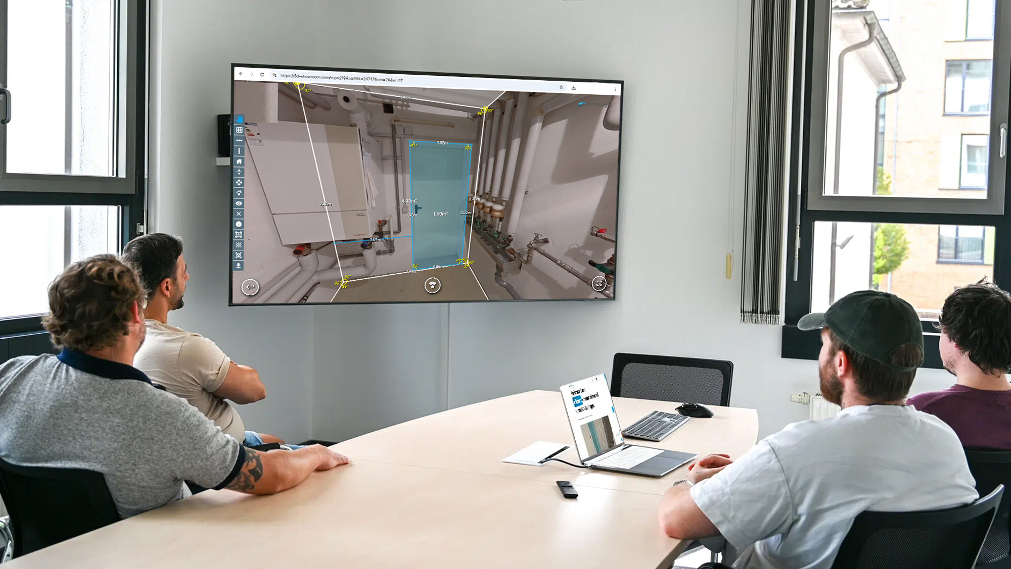 Mitarbeitereinweisung_360Grad_immersight_-Heizraum-3D-Aufmaß-messen-Heinzungssanierung Mitarbeitereinweisung 360Grad immersight Heizraum 3D Aufmass messen Heinzungssanierung
