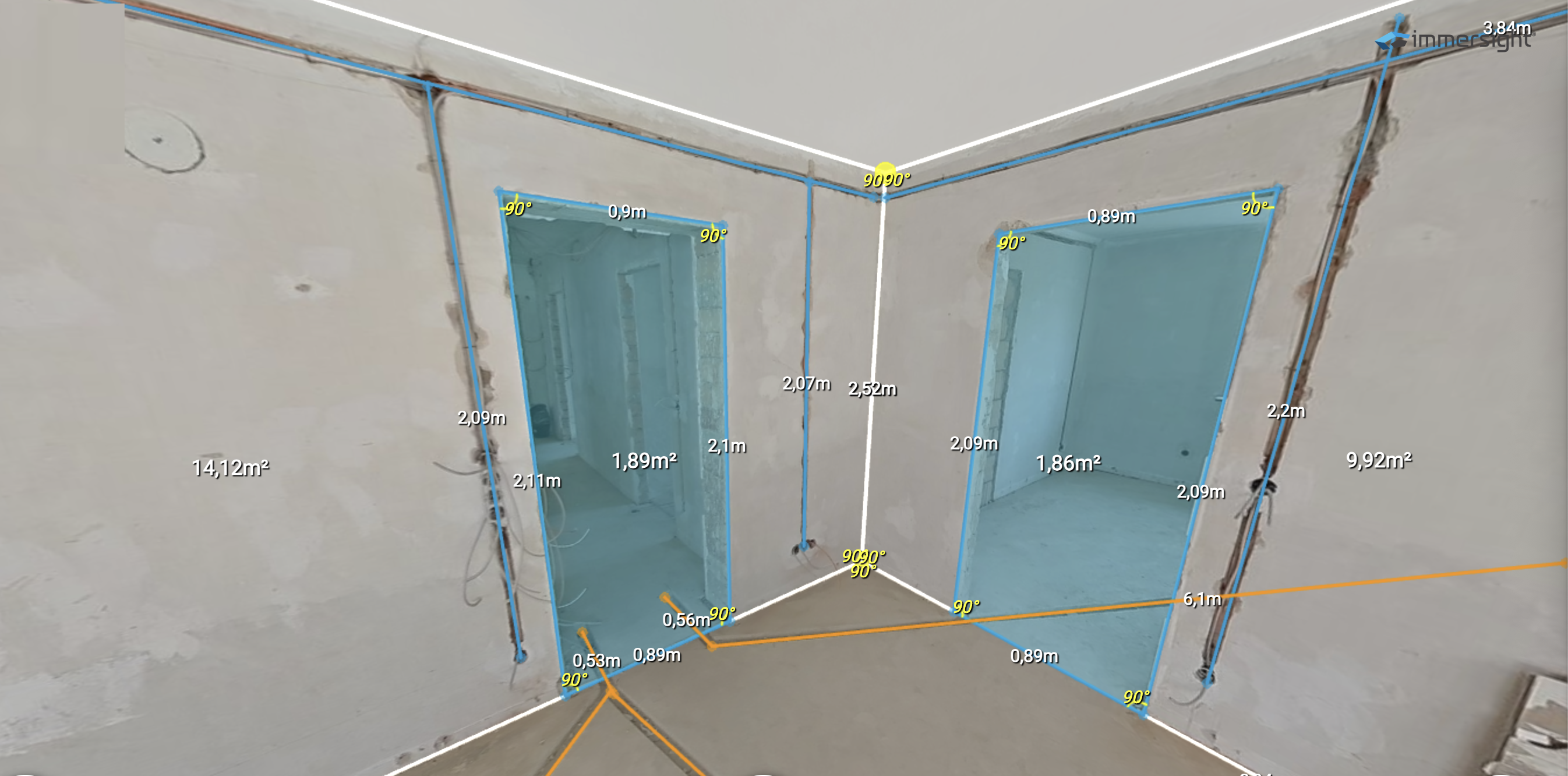 Elektro 8 Elektroprojekt immersight 360° Raumvermessung Vermessungen