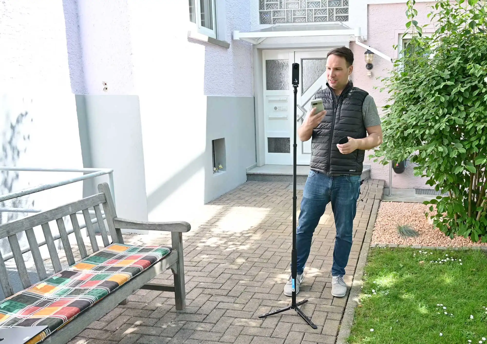 360Grad Aufnahme Kamera 3D immersight Waermepumpe XR