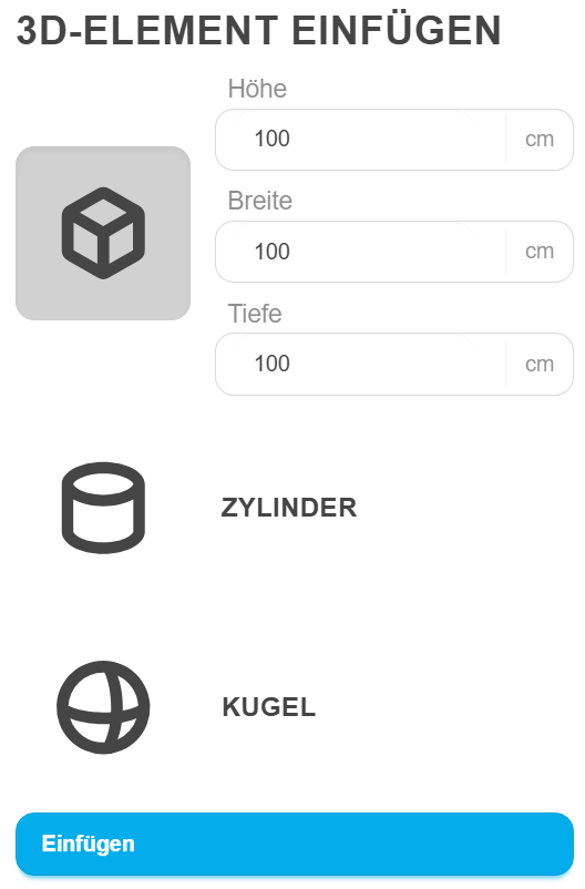 3D Elemente einfuegen 360Grad XR Editor immersight