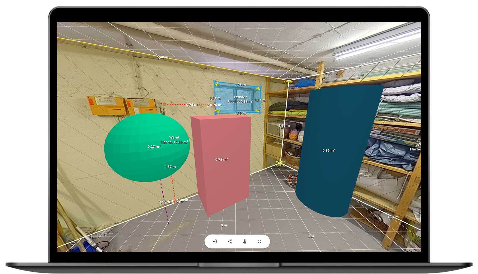 3D Objekte planen 360Grad Virtueller Zwilling immersight