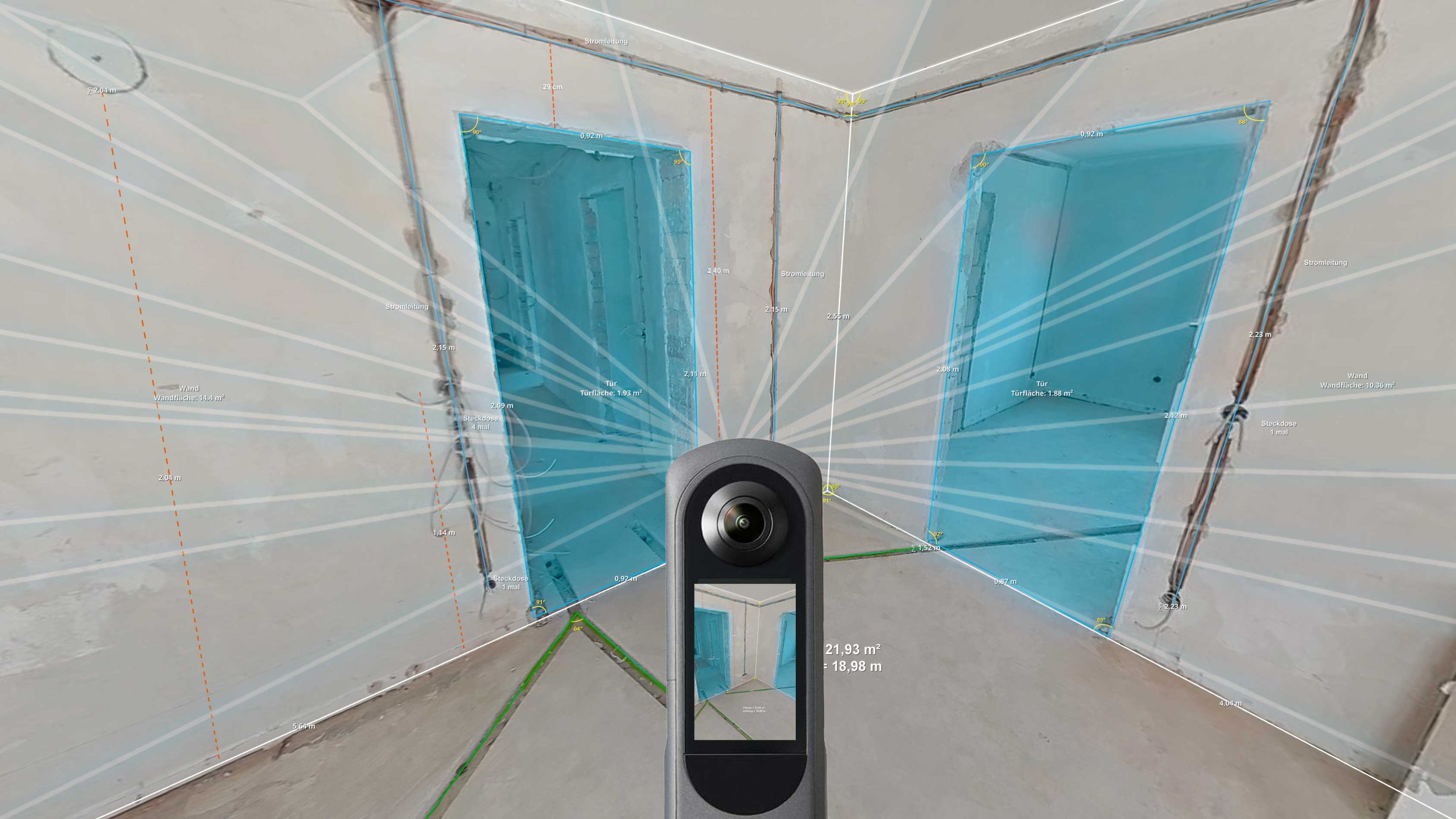 Elektro Vermessung Leitungen 360 Grad Kamera immersight scaled